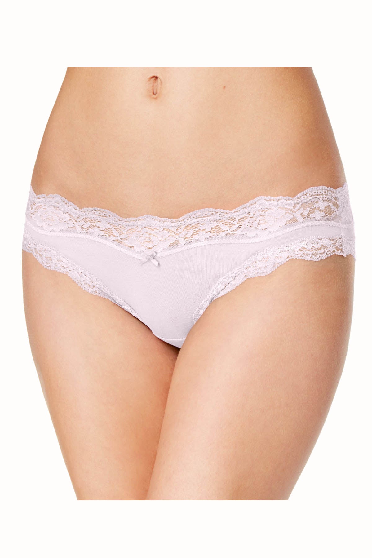 DKNY Prim-Rose Downtown Cotton Lace-Trim Bikini