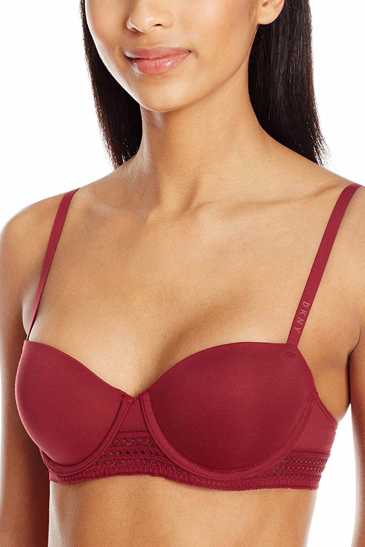 DKNY Sienna Lace-Trim Balconette Bra