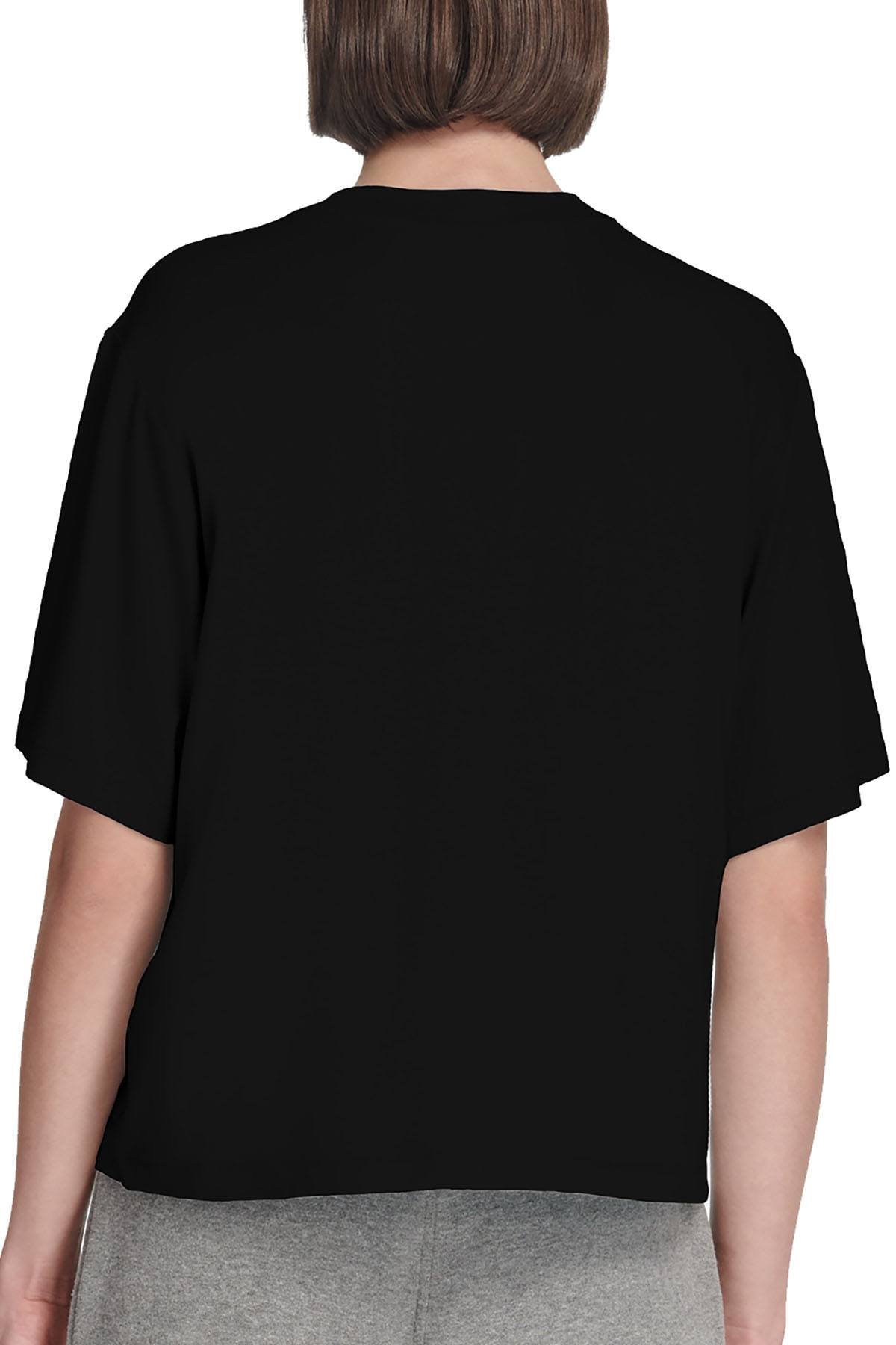 DKNY Sport Black Modal Logo Tee