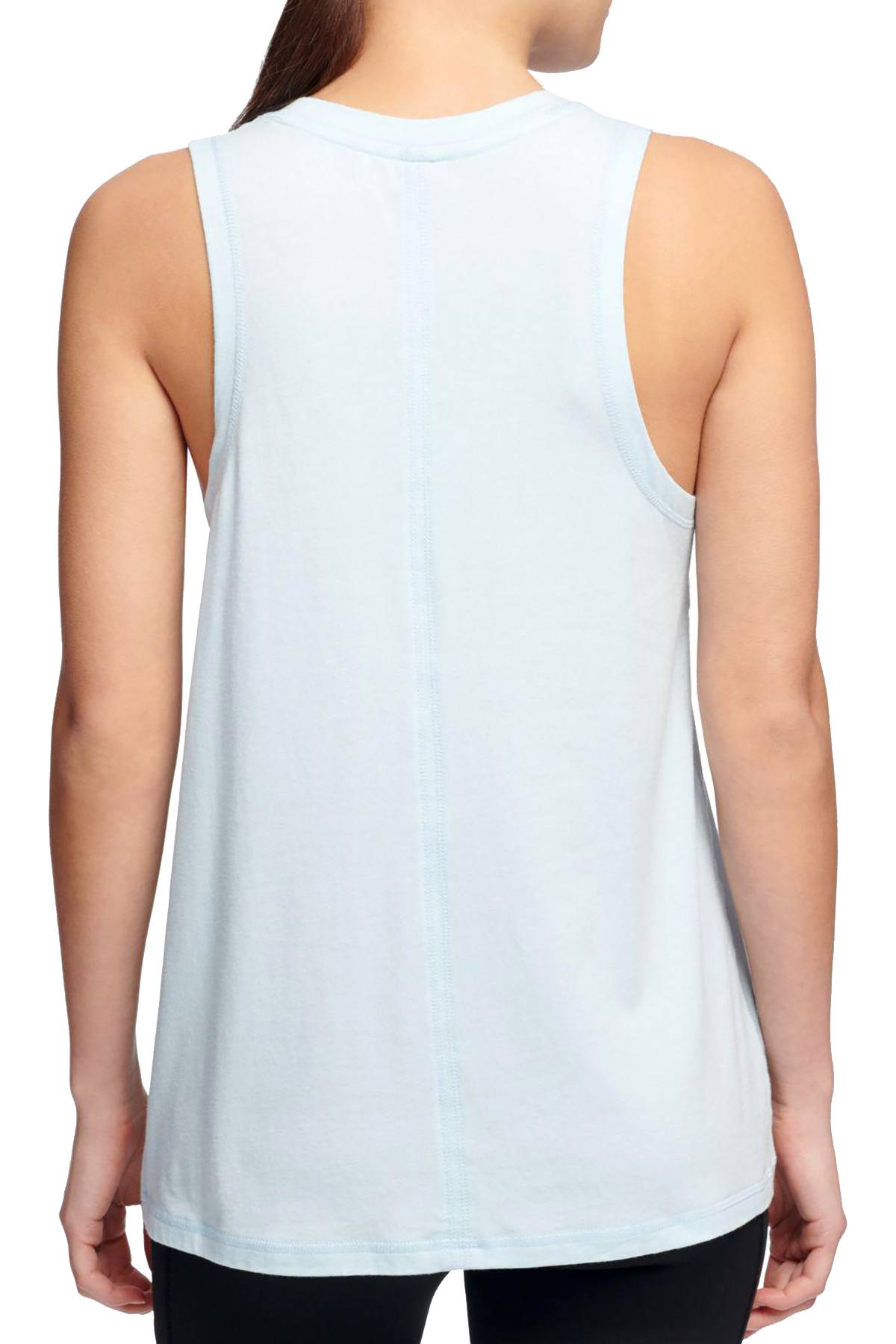 DKNY Sport Moonstone/White Modal Logo Tank Top