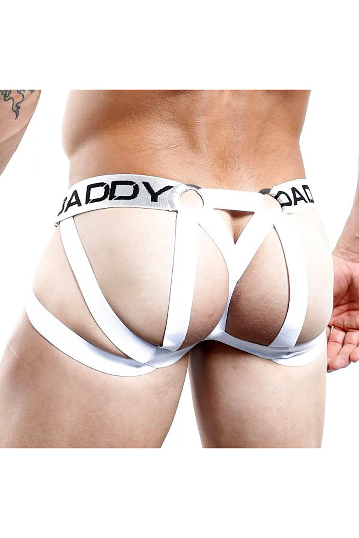 Daddy Black Multi-Strap Jock-Thong