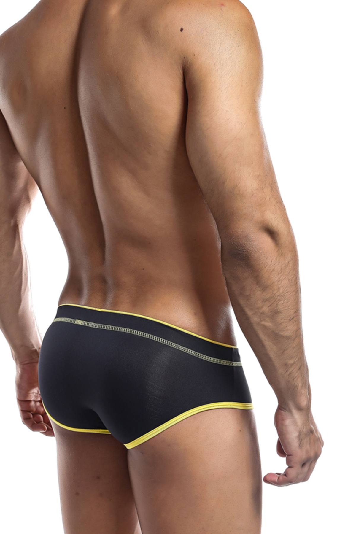 Daddy Micro Bikini in Black/Yellow