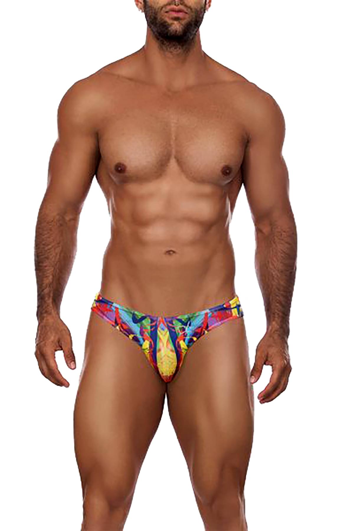 Daniel Alexander Printed Explosion Slip Bikini Brief