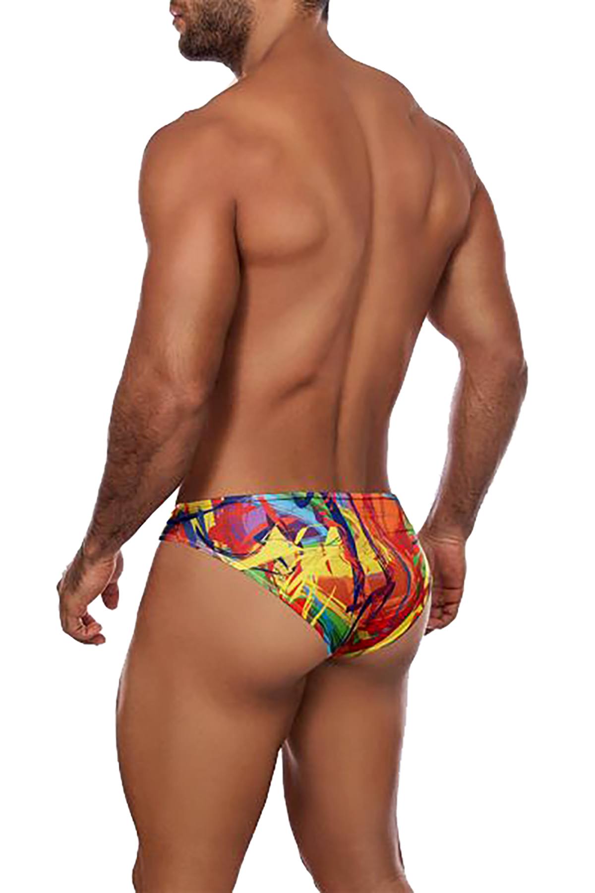 Daniel Alexander Printed Explosion Slip Bikini Brief