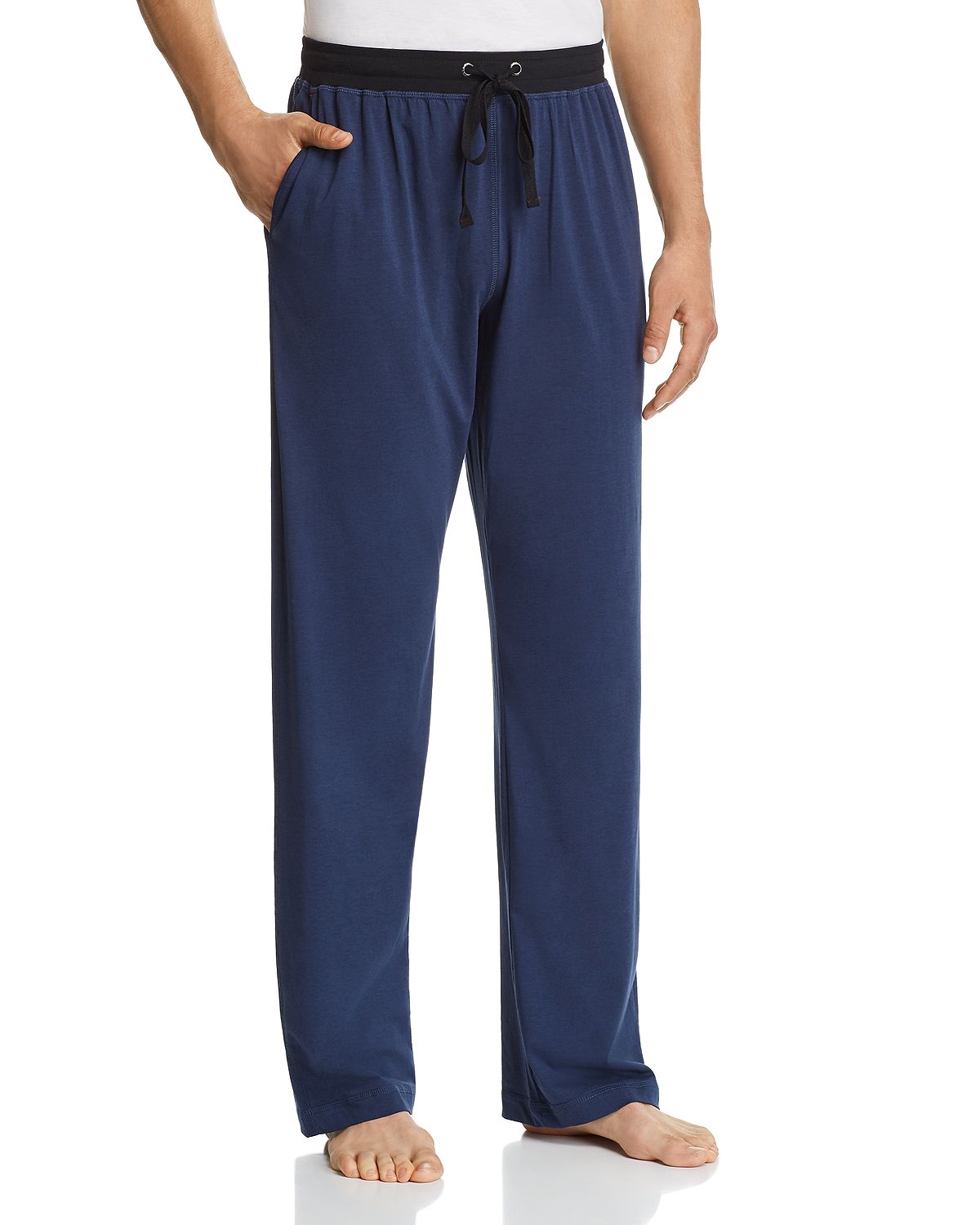 Daniel Buchler Contrast Lounge Pants Navy