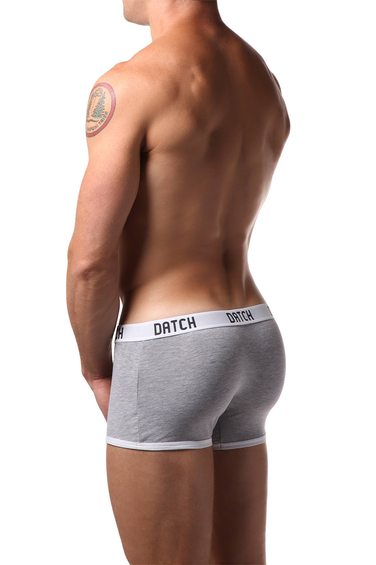 Datch Light Grey Contrast Boxer Trunk
