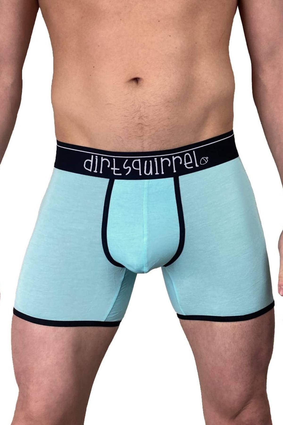 Dirt Squirrel Cyan Boxer Brief