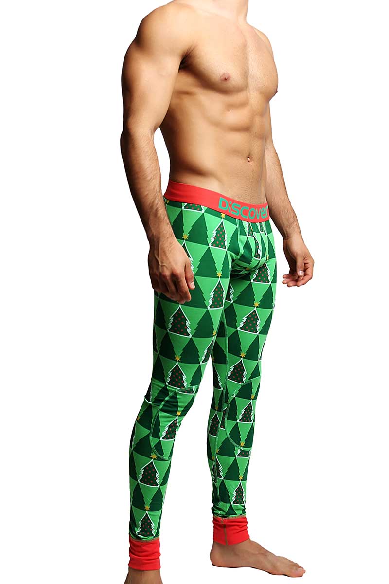 Discover Christmas Tree Long Underwear
