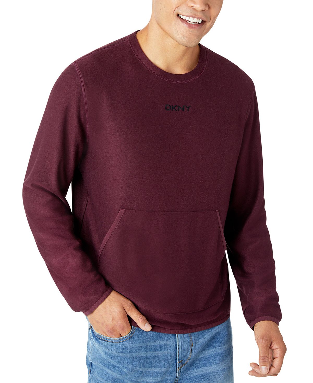 Dkny Crewneck Sweater Wine