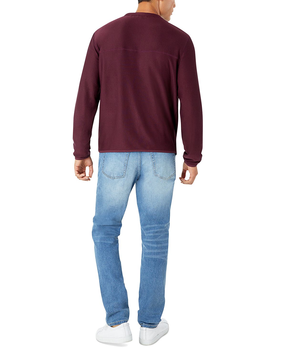 Dkny Crewneck Sweater Wine
