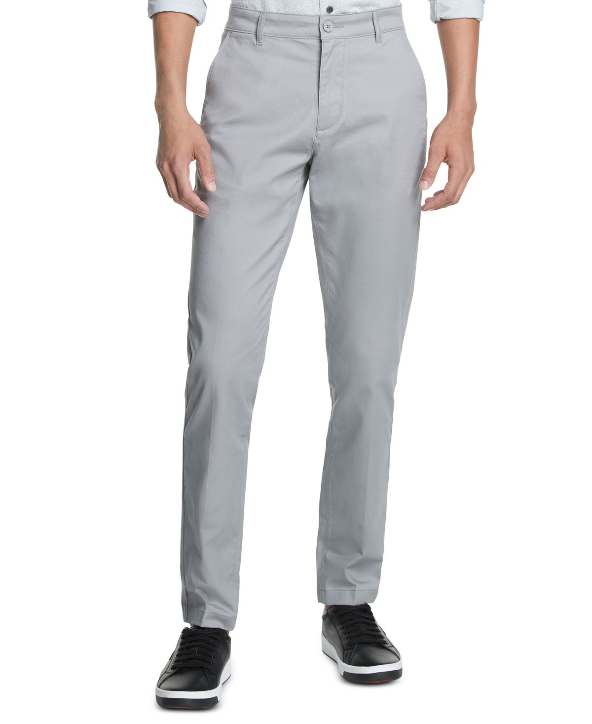 Dkny Straight-fit Core Twill Pants Griffin