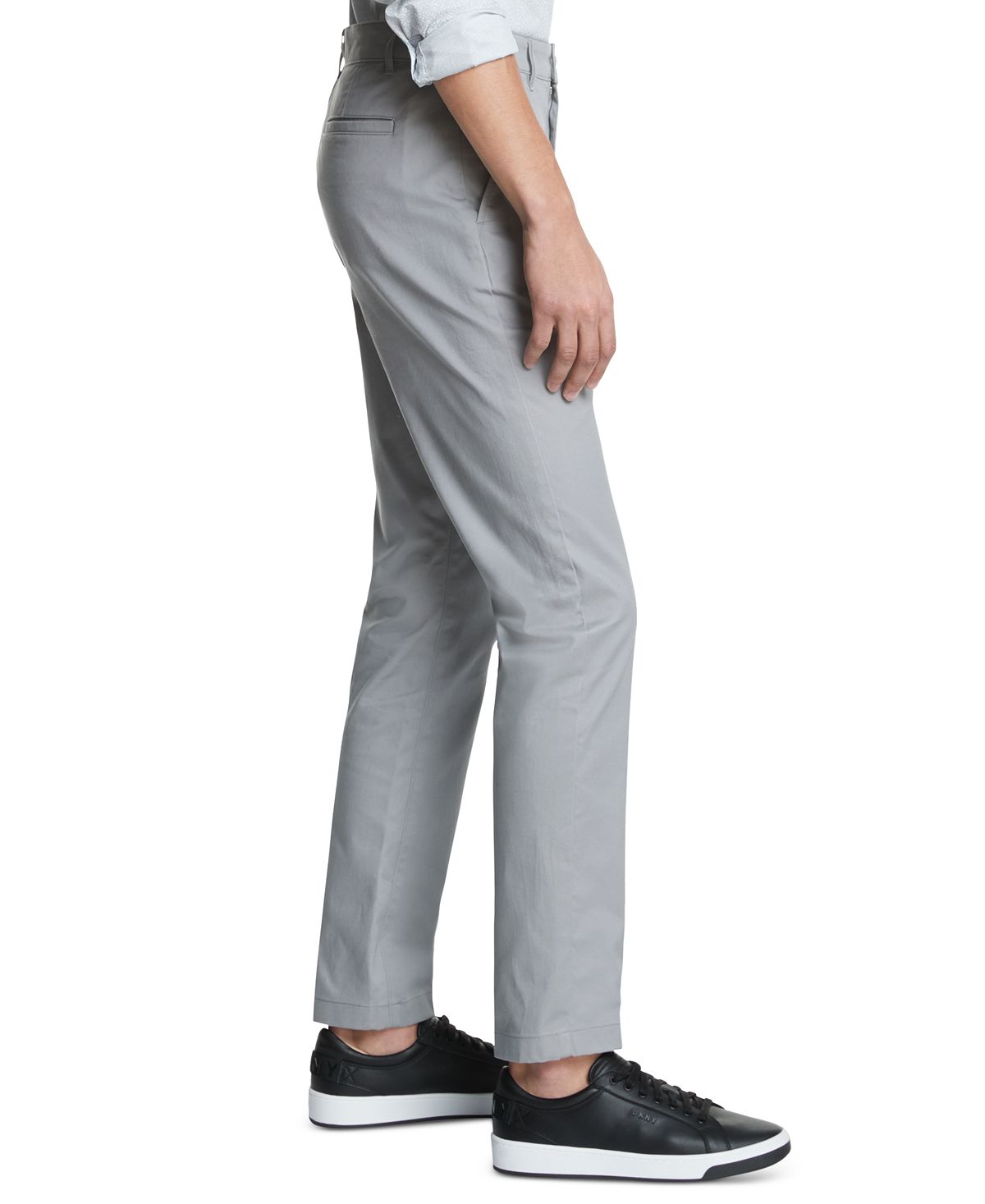 Dkny Straight-fit Core Twill Pants Griffin