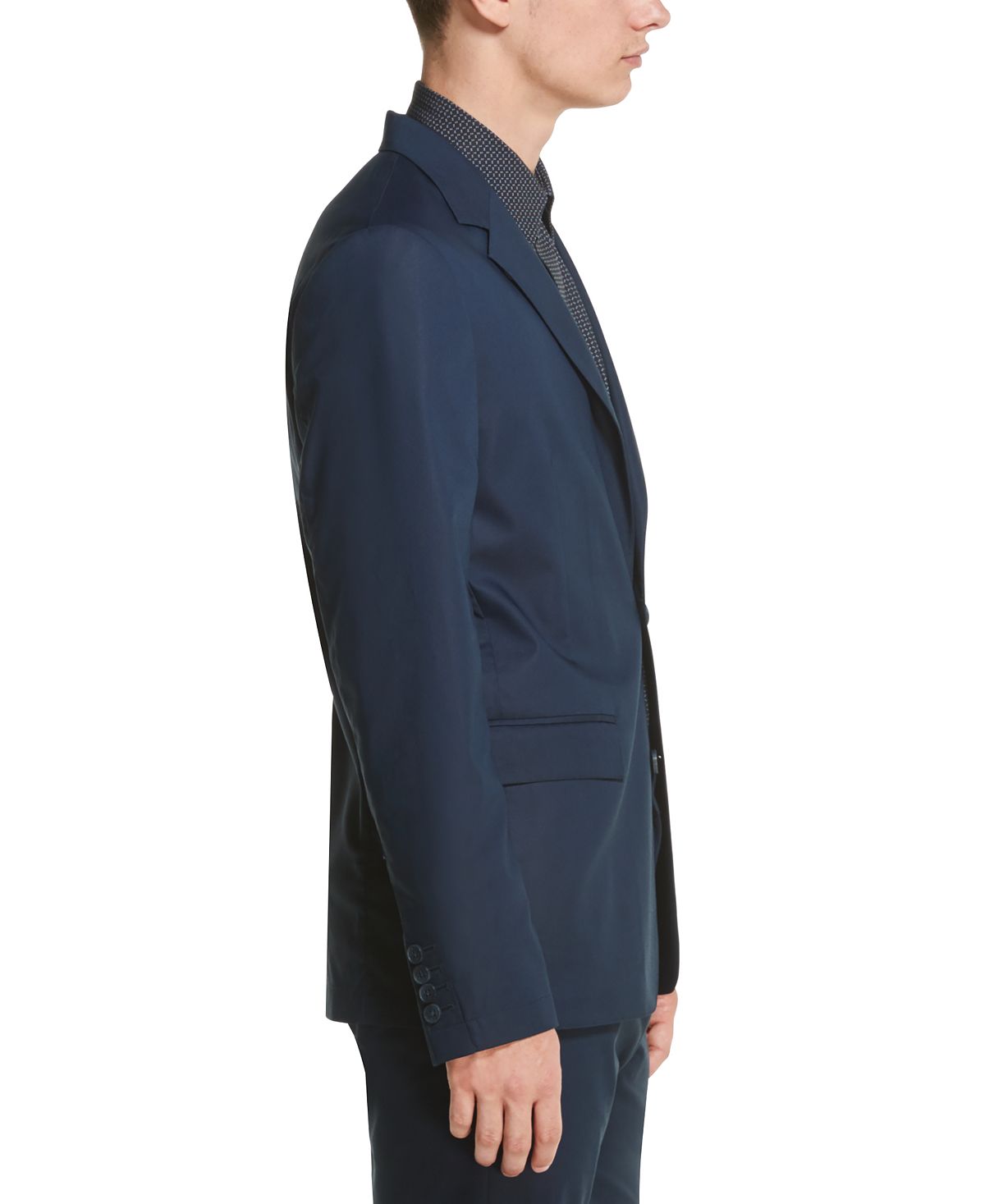 Dkny Twill Tech Blazer Navy Blazer