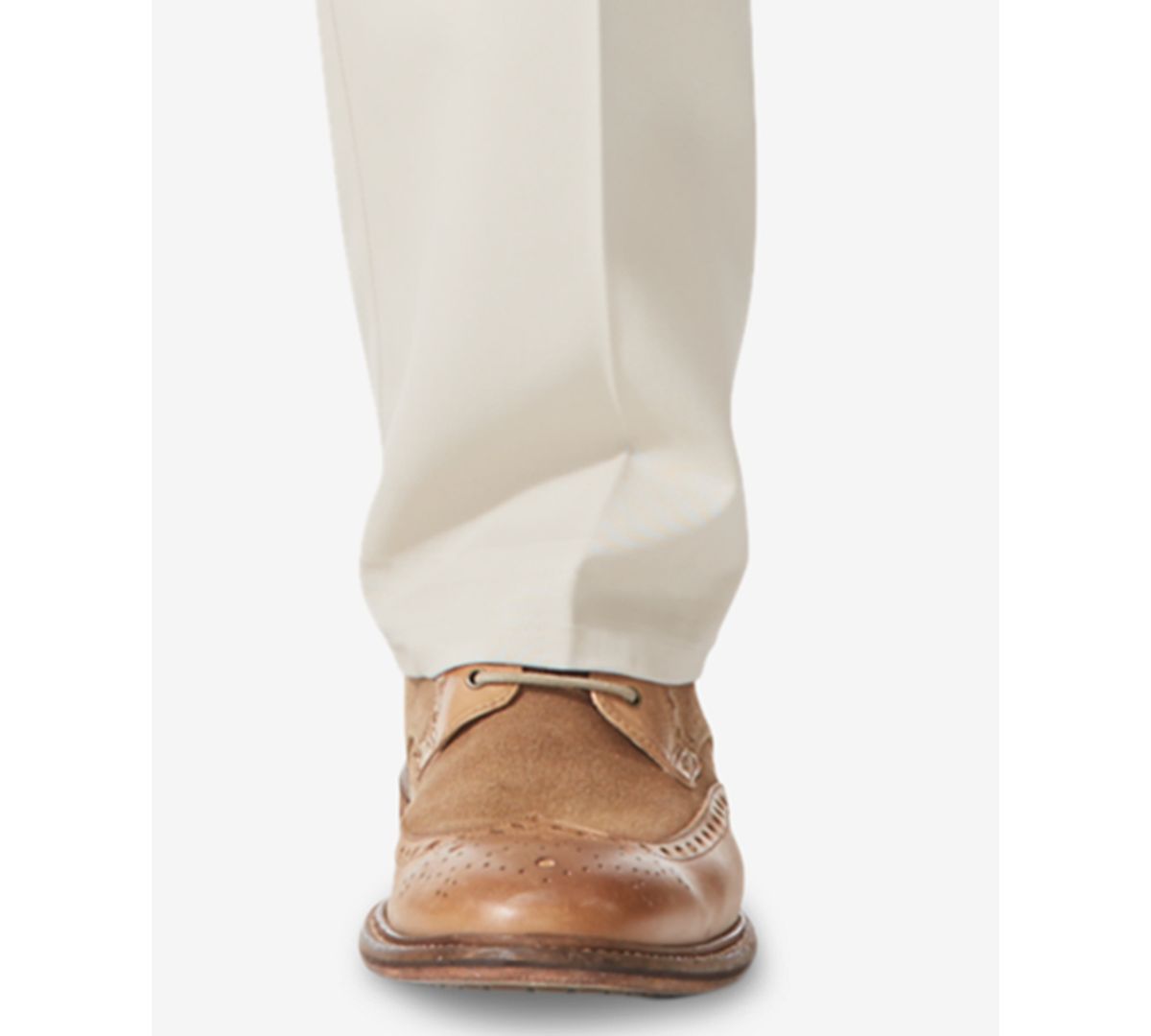 Dockers Comfort Relaxed Fit Khaki Stretch Pants Porcelain Khaki