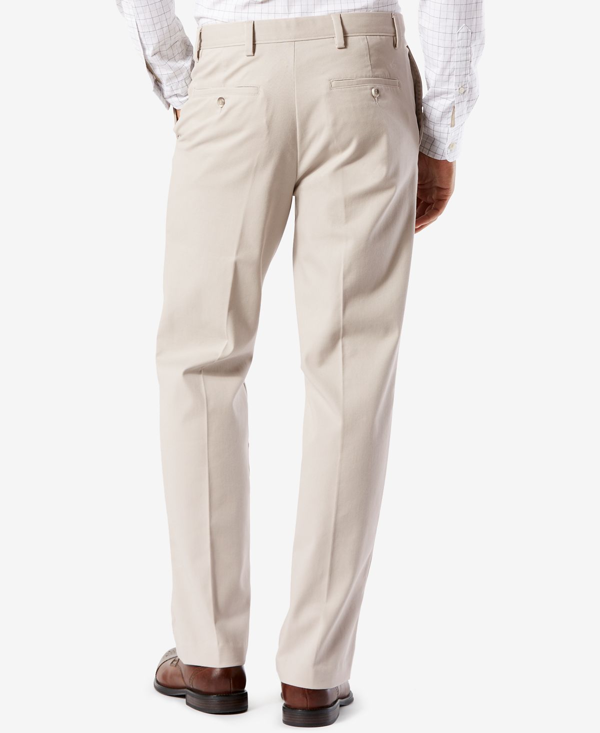 Dockers Easy Classic Fit Khaki Stretch Pants Cloud