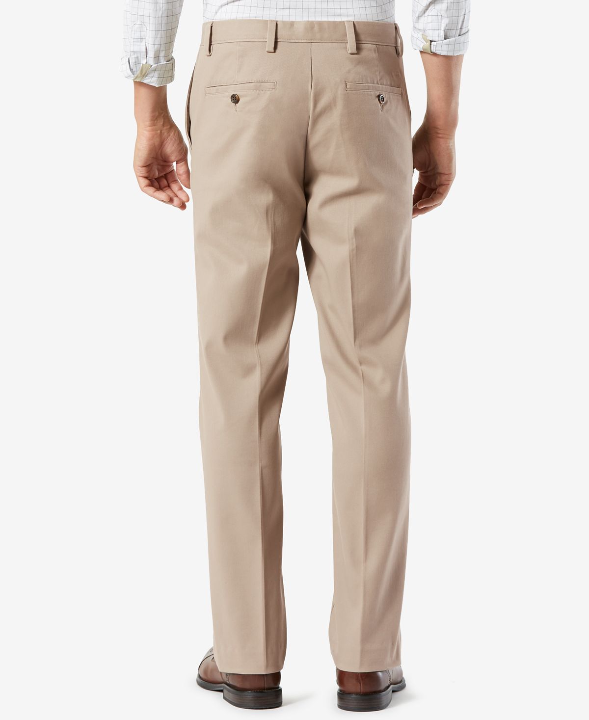 Dockers Easy Classic Fit Khaki Stretch Pants Timber Wolf