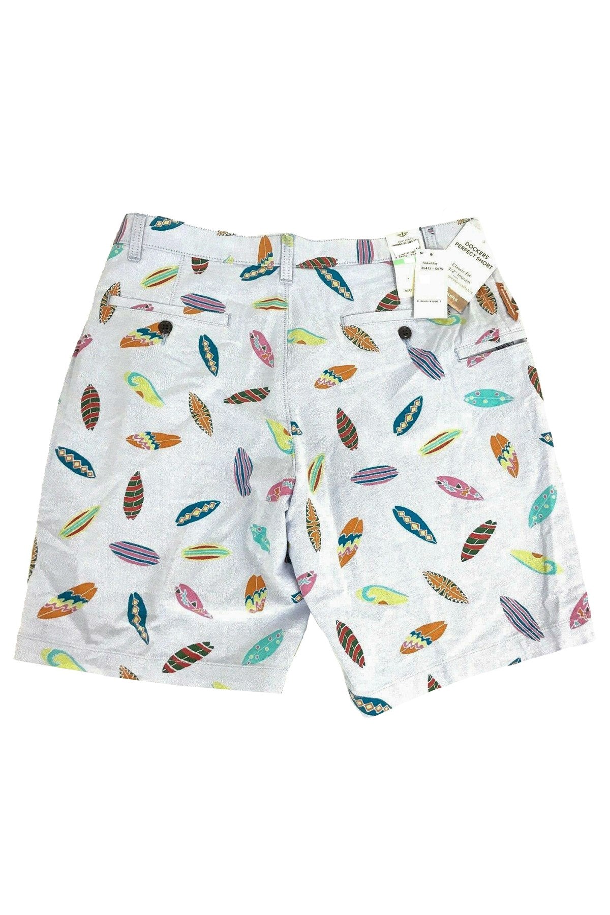 Dockers Light-Blue Surfboard Casual Chino Short