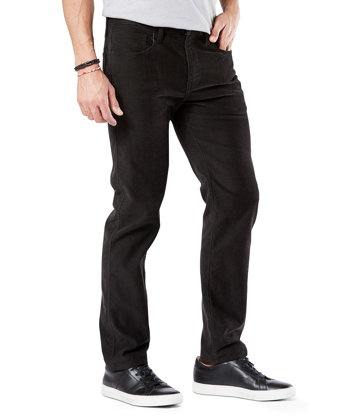 Dockers Slim-fit All Seasons Tech Corduroy Pants Black