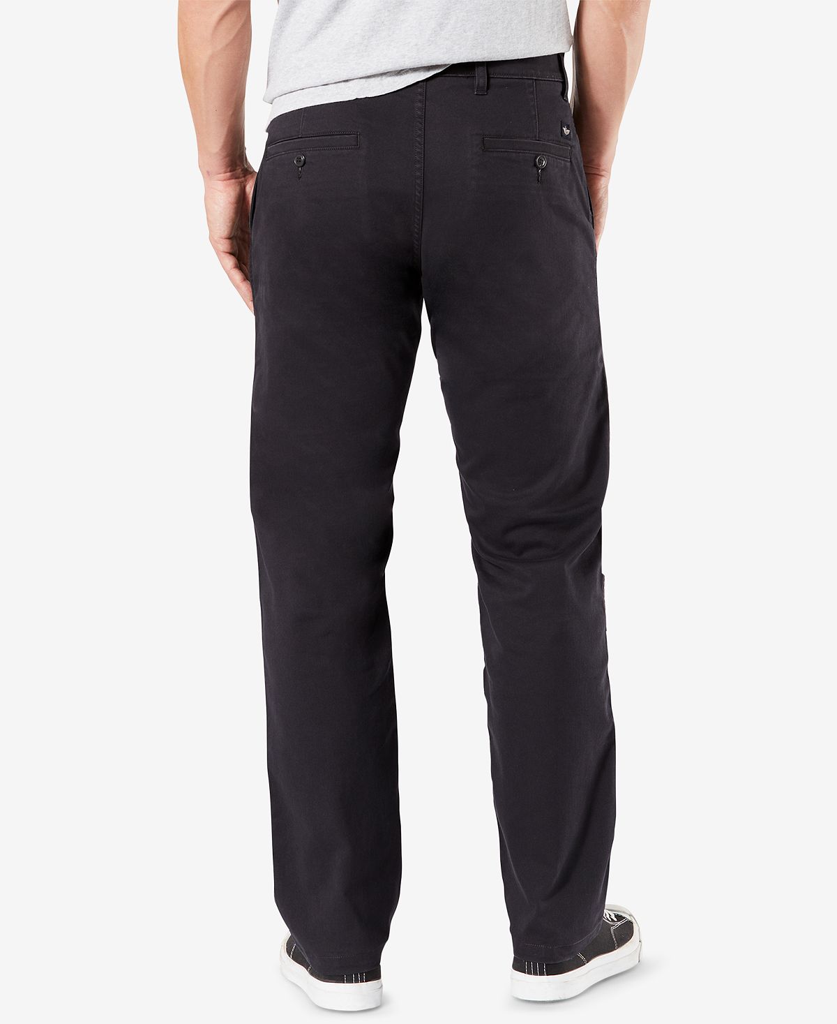 Dockers Straight Fit Original Khaki All Seasons Tech Pants Black