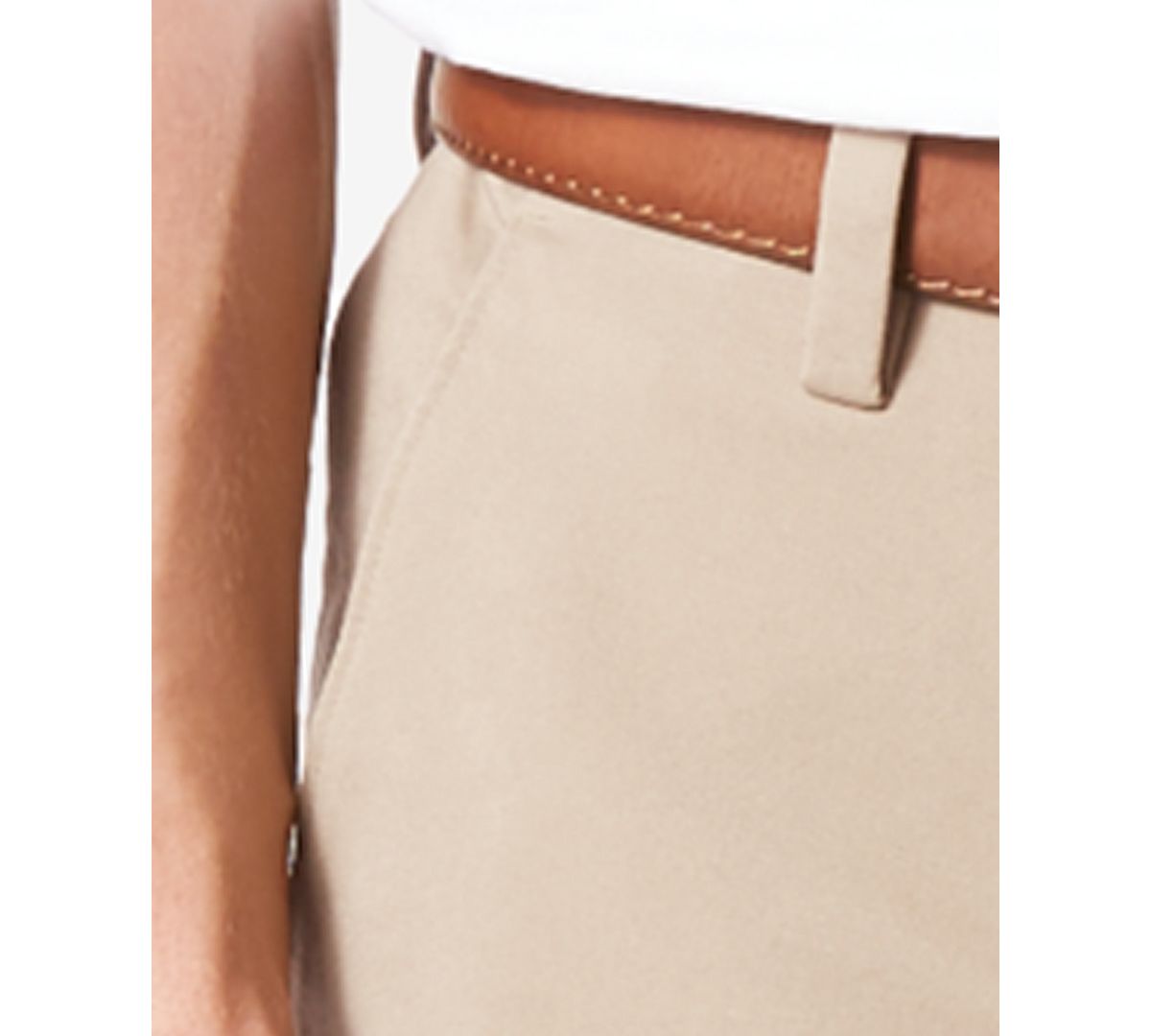 Dockers Workday Smart 360 Flex Classic Fit Khaki Stretch Pants Safari Beige