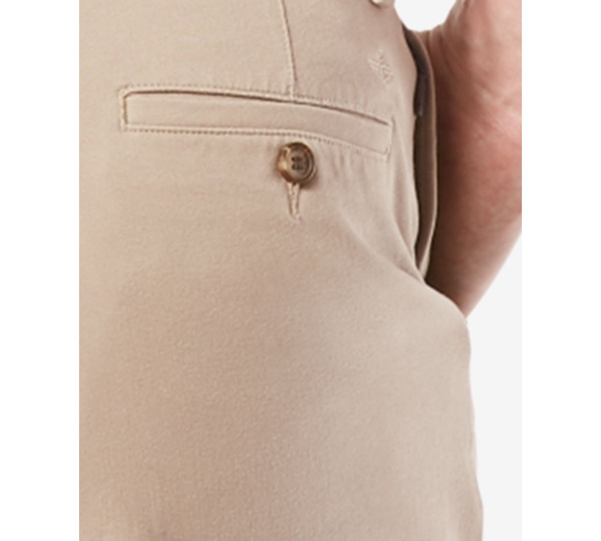 Dockers Workday Smart 360 Flex Classic Fit Khaki Stretch Pants Safari Beige