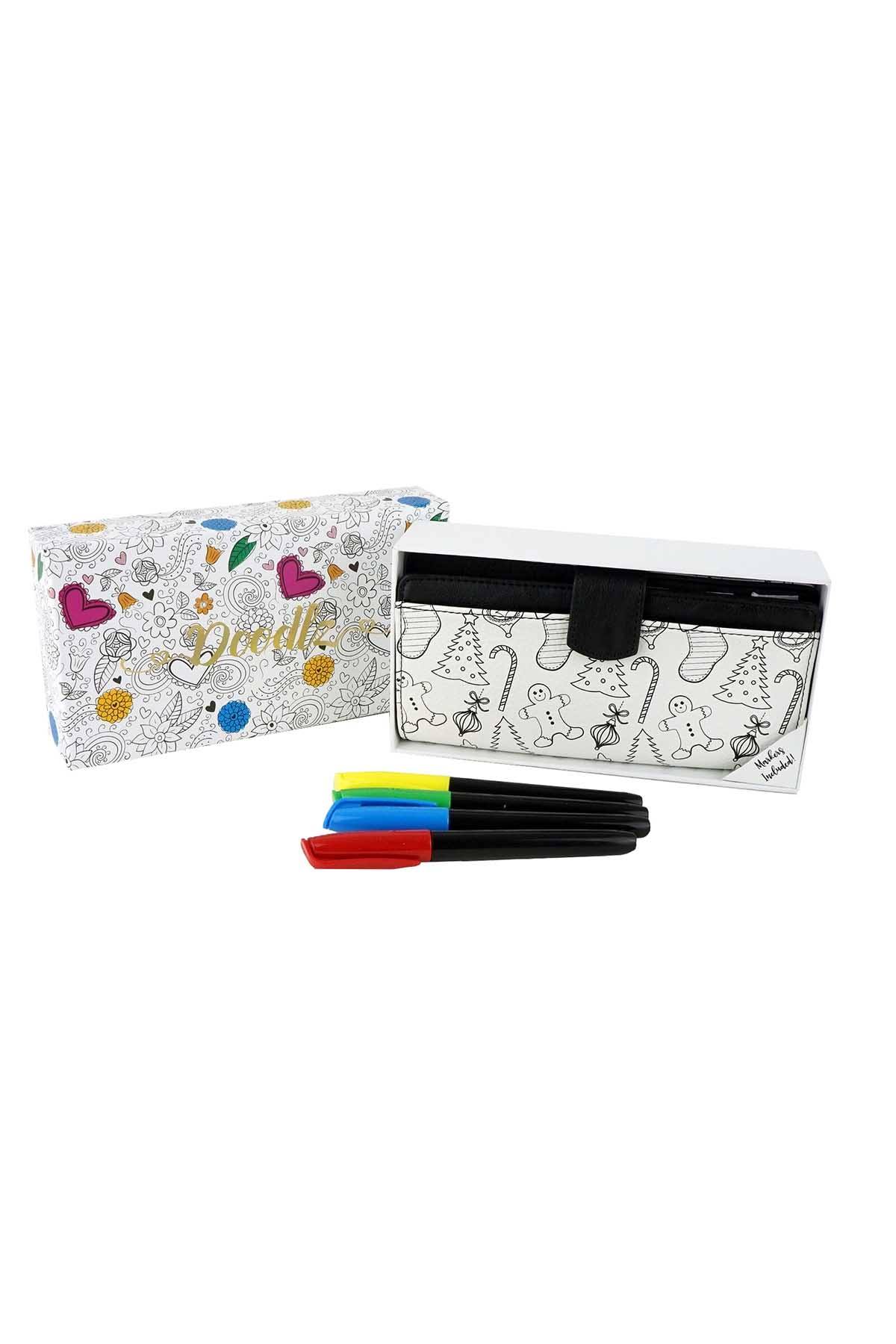 Doodlz Gingerbread Coloring Wallet