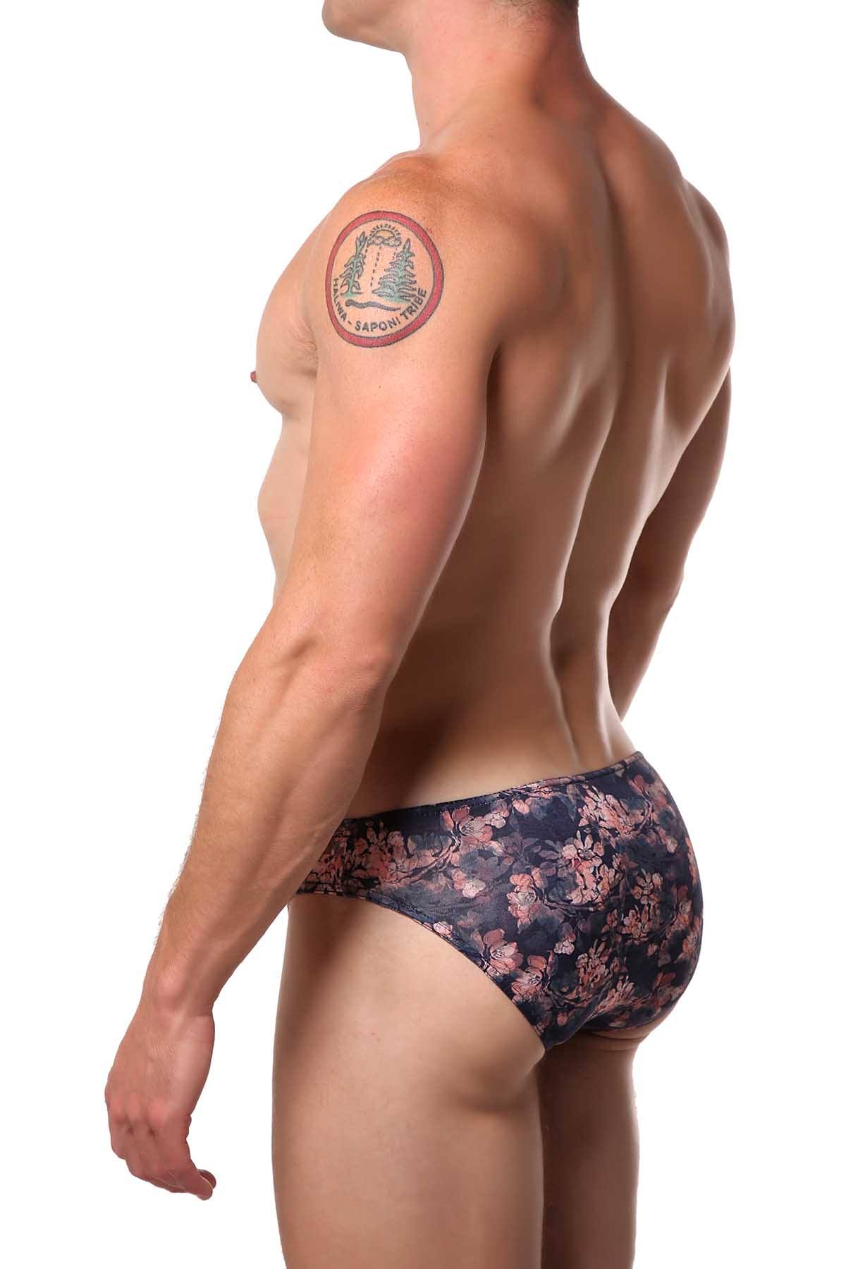 Doreanse Cherry-Blossom Printed Bikini Brief