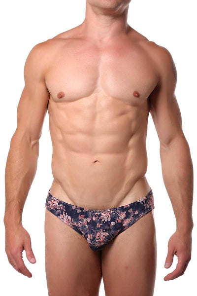 Doreanse Cherry-Blossom Printed Bikini Brief