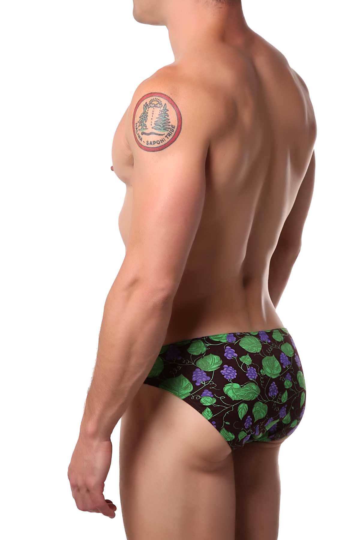 Doreanse Grape Printed Bikini Brief