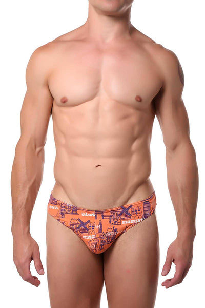 Doreanse Orange/Purple Urbana Thong