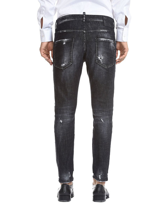 Dsquared2 Skater Skinny Fit Jeans In Black Black