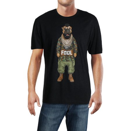 Eleven Paris Mens Fool Graphic Short Sleeve T-shirt Black