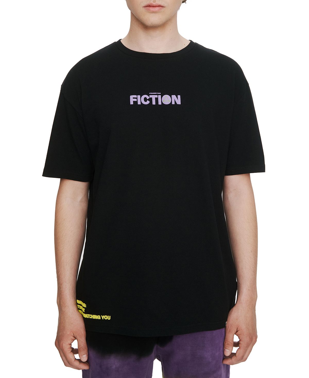 Eleven Paris Stranger Than Fiction Graphic T-shirt Jet Black