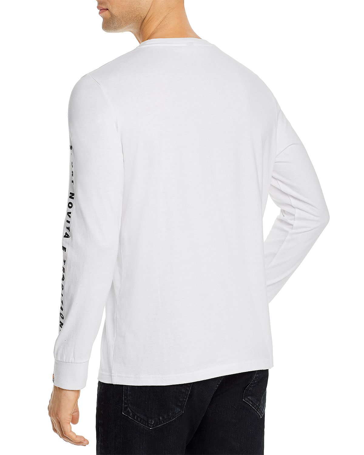 Ellesse Zete Graphic Logo Long-sleeve Tee White