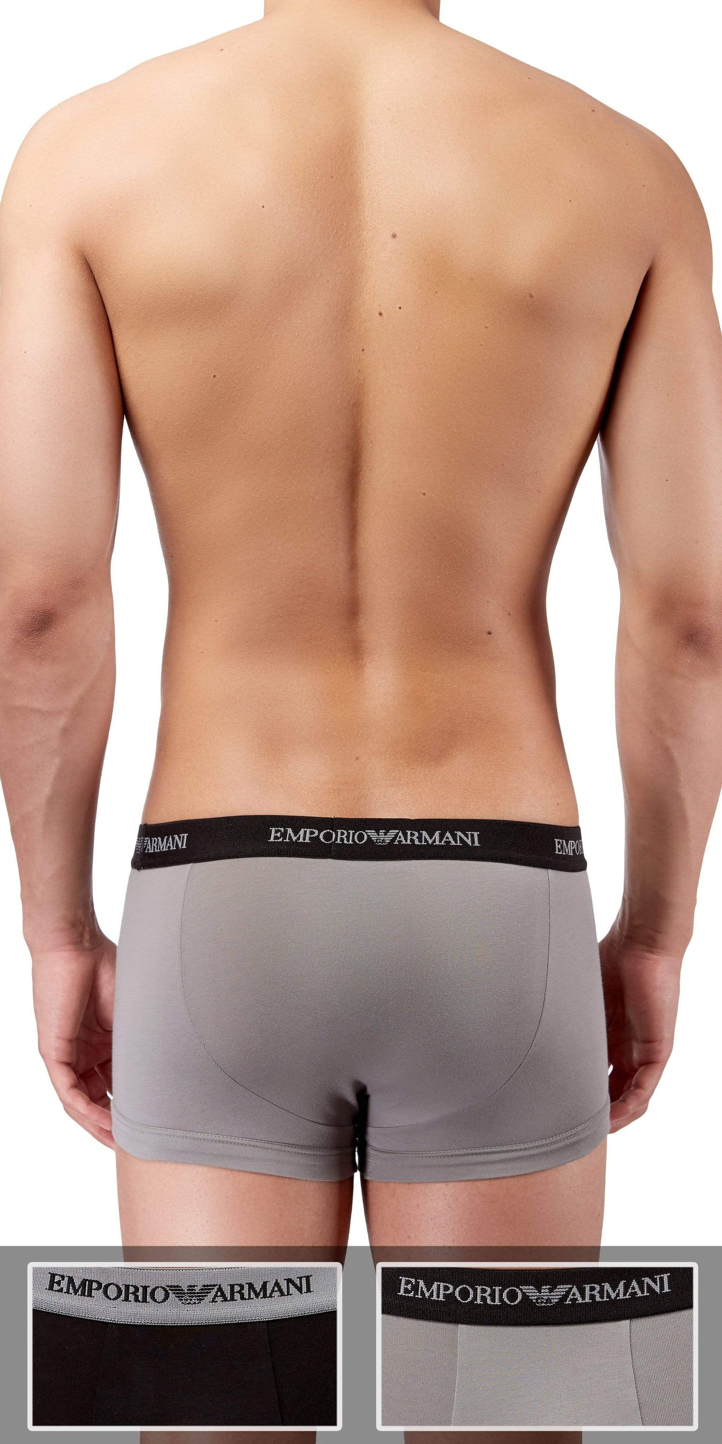 Emporio Armani 2-Pack Trunk Black-gray
