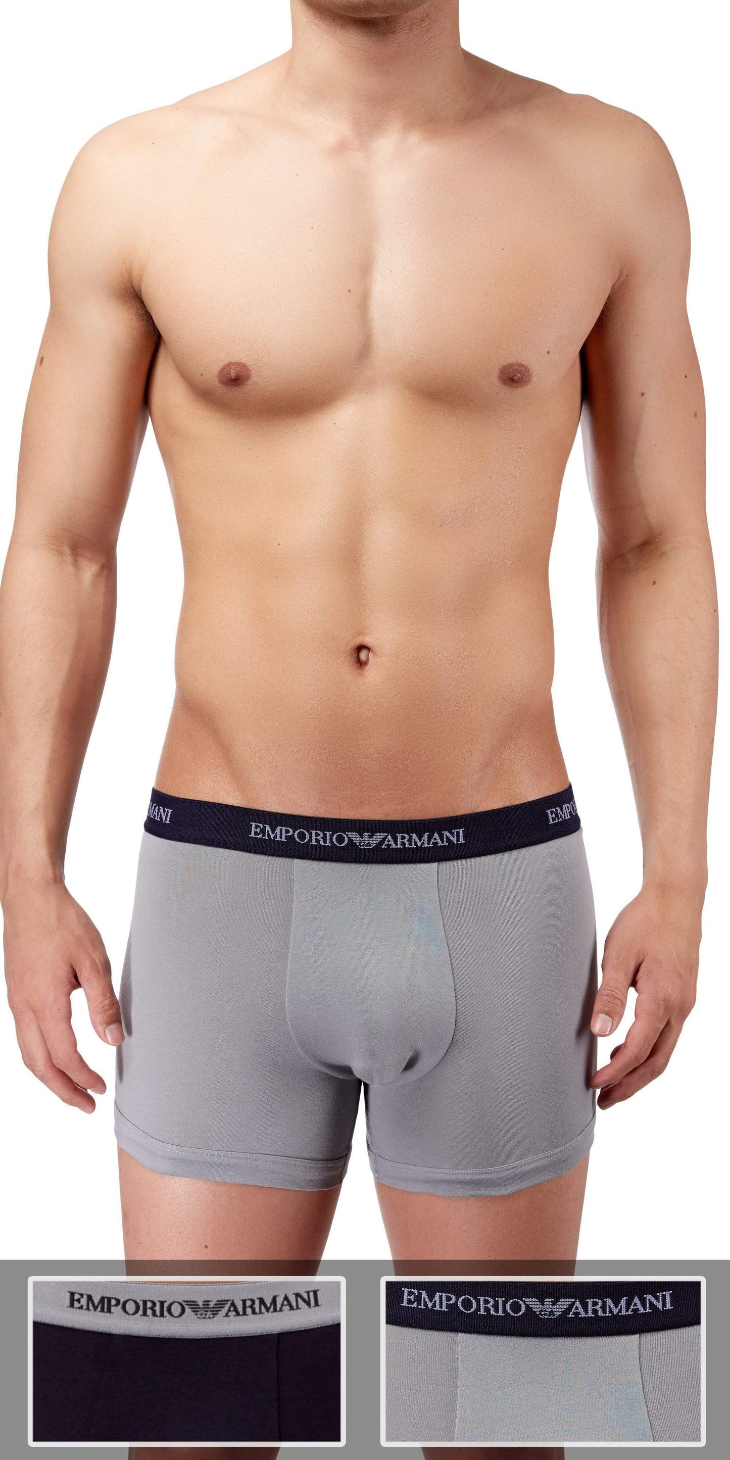 Emporio Armani 2-Pack Trunk Gray-marine - 111268cc717 13742