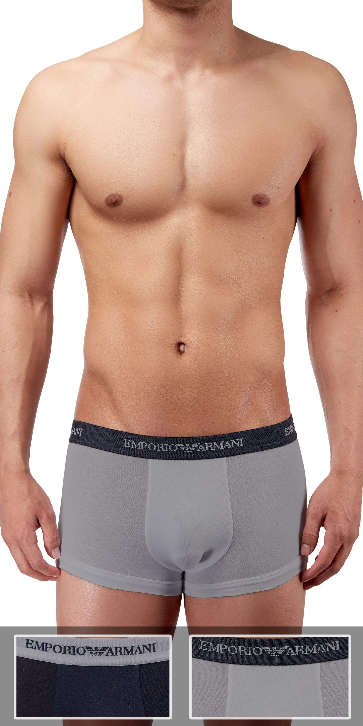 Emporio Armani 2-Pack Trunk Gray-marine