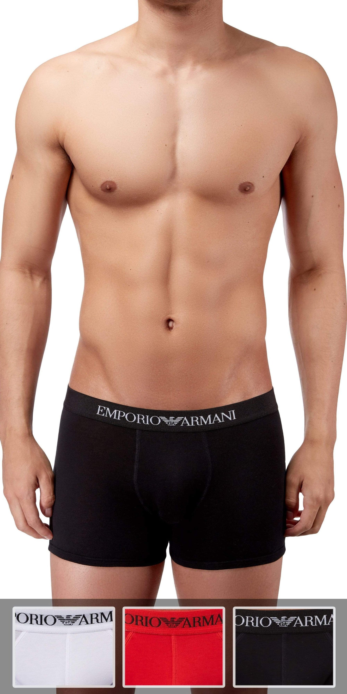 Emporio Armani 3-Pack Boxer Brief Red-white-black - 111611cc722