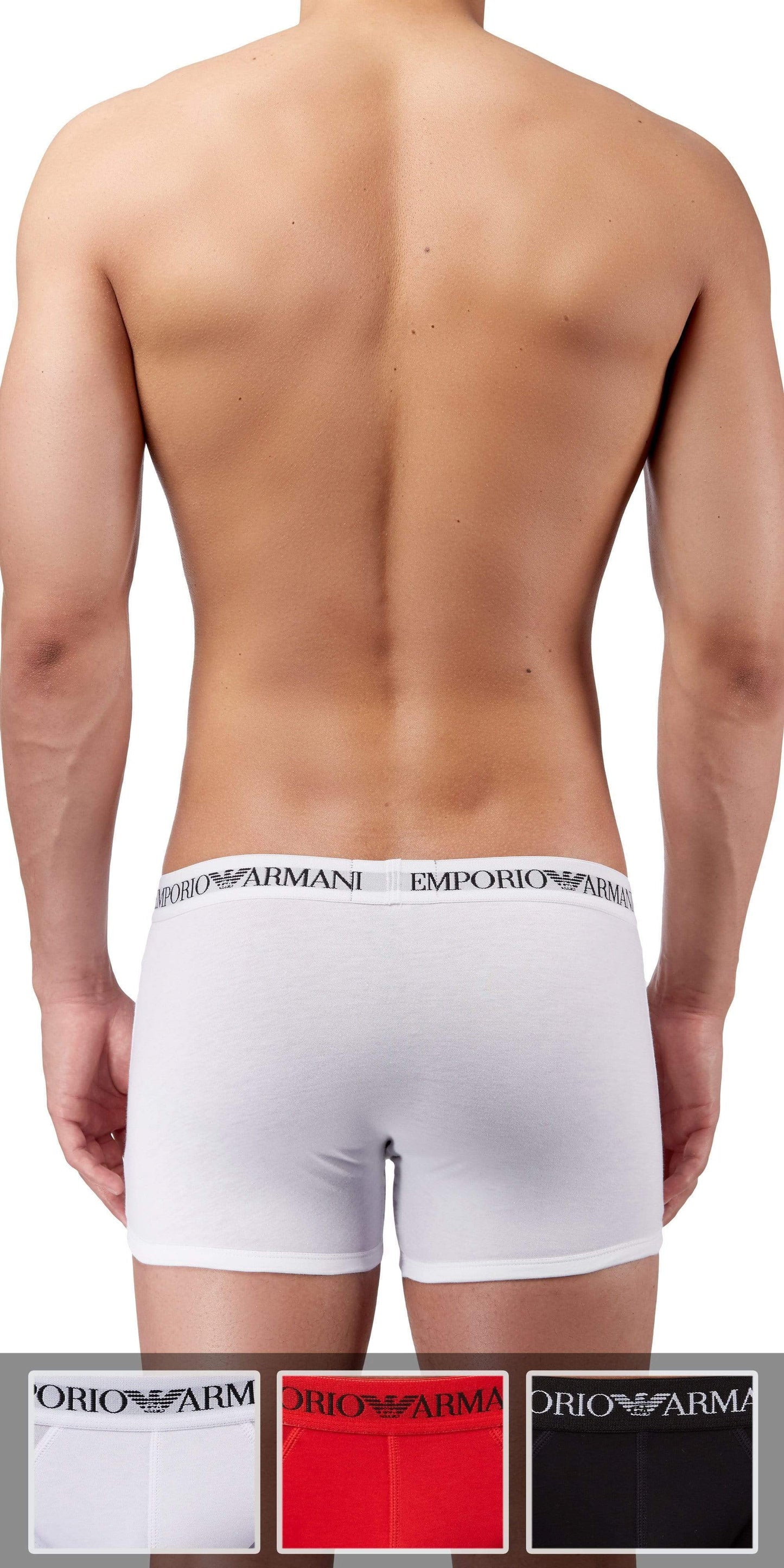 Emporio Armani 3-Pack Boxer Brief Red-white-black - 111611cc722