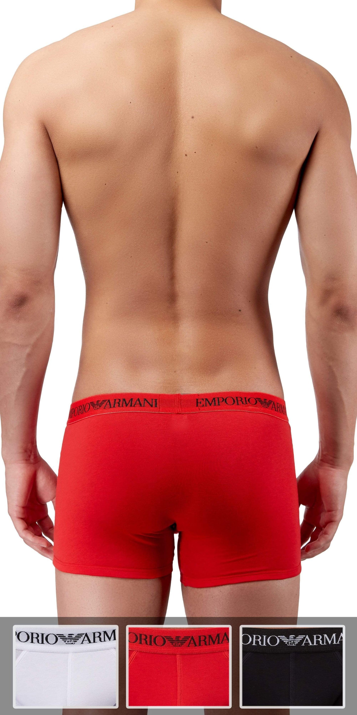 Emporio Armani 3-Pack Boxer Brief Red-white-black - 111611cc722
