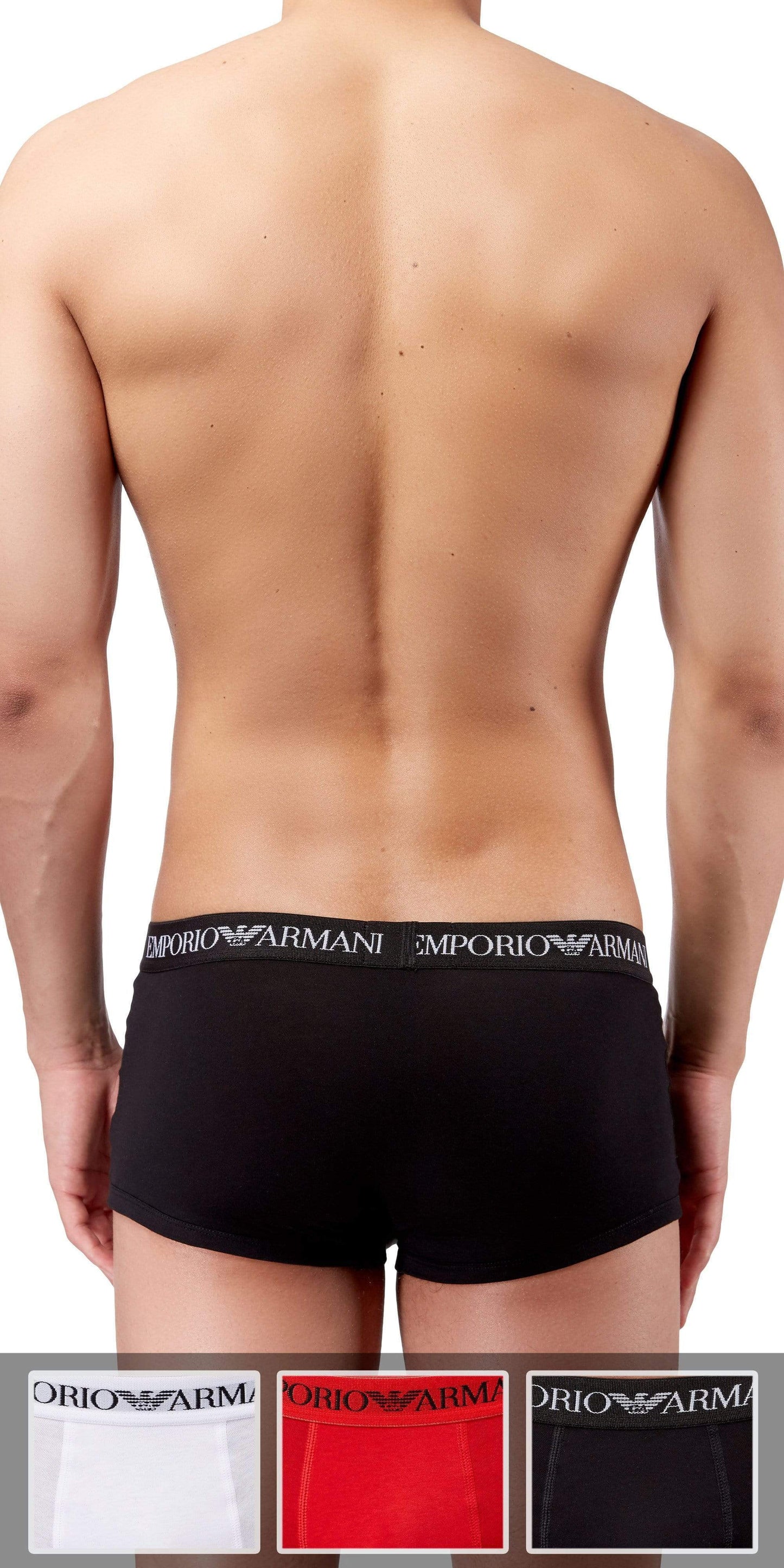 Emporio Armani 3-Pack Trunk Red-white-black - 111610cc722