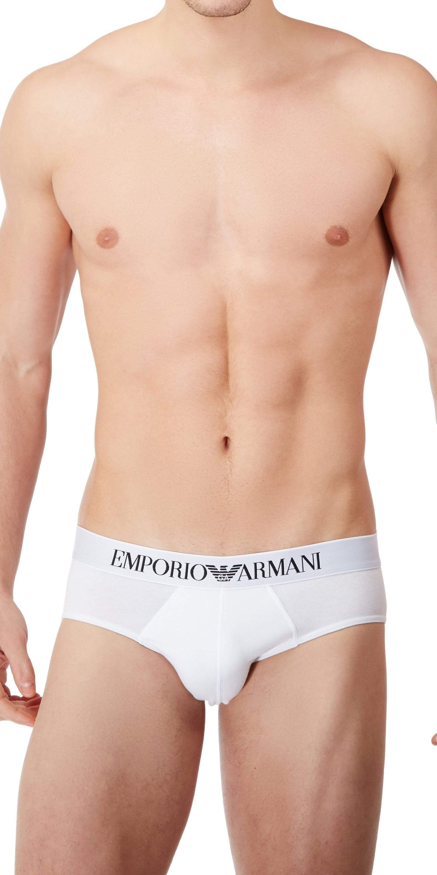 Emporio Armani Low Rise Brief White