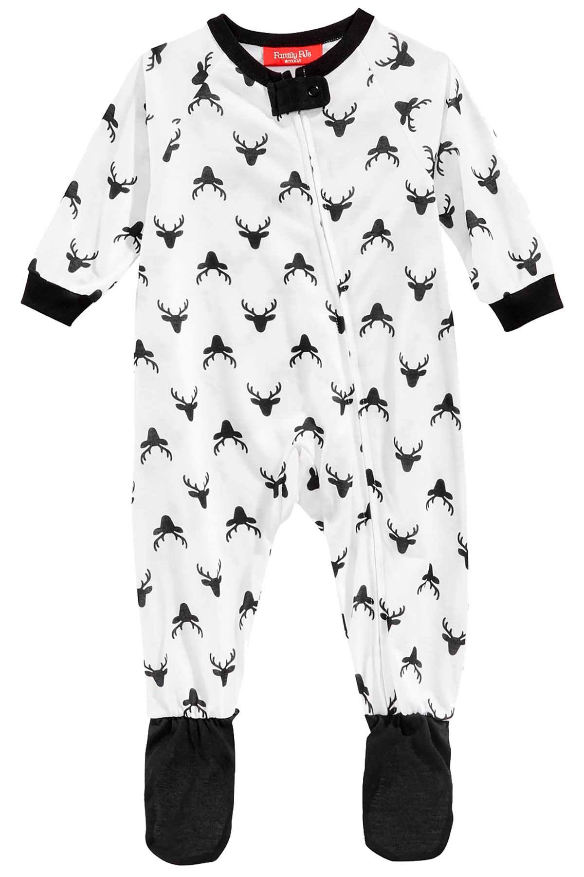 Family PJs BABY Oh Deer Footed Pajamas