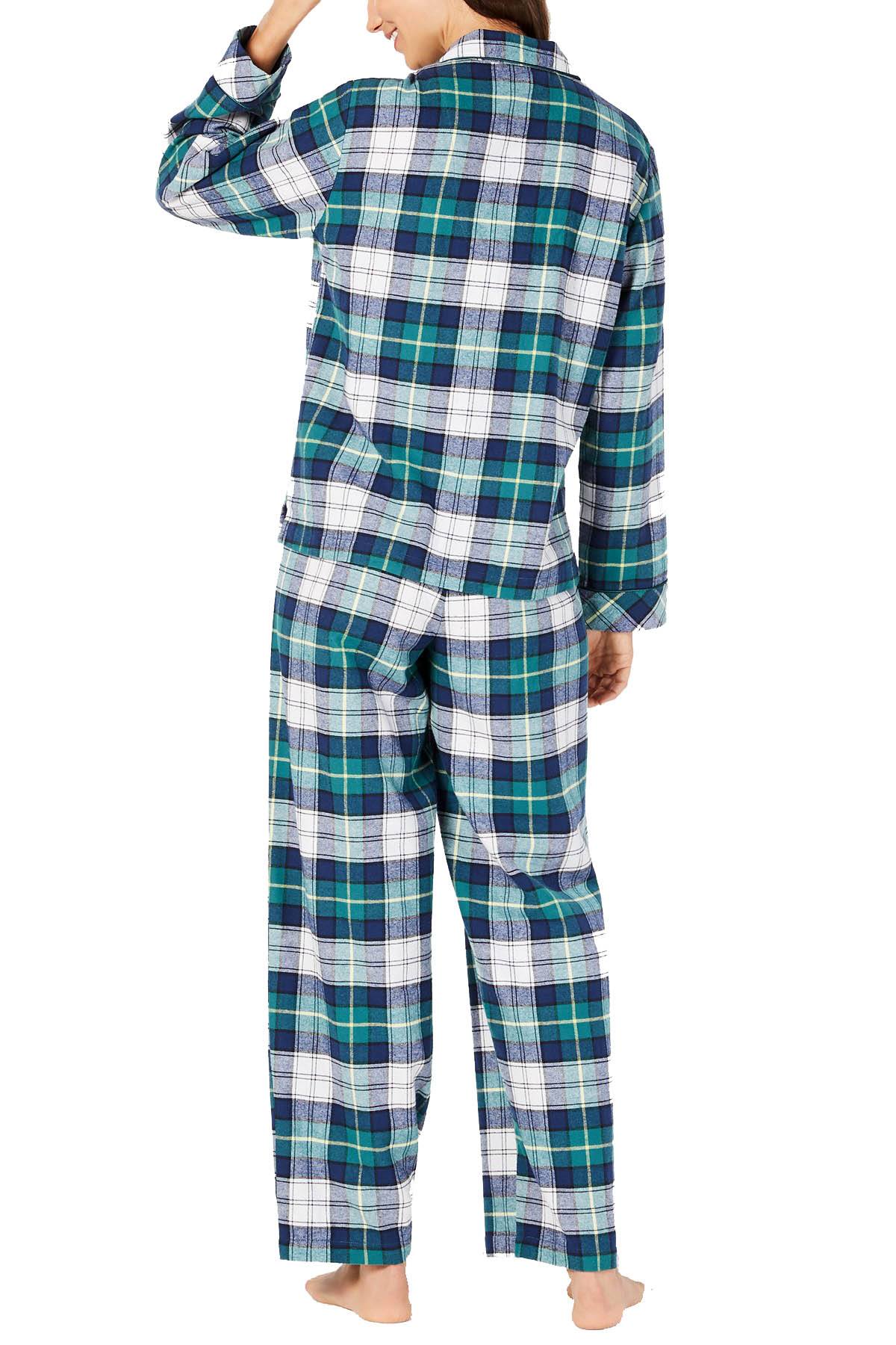 Family PJs Green Mackenzie Plaid 2-Pc Pajama Set