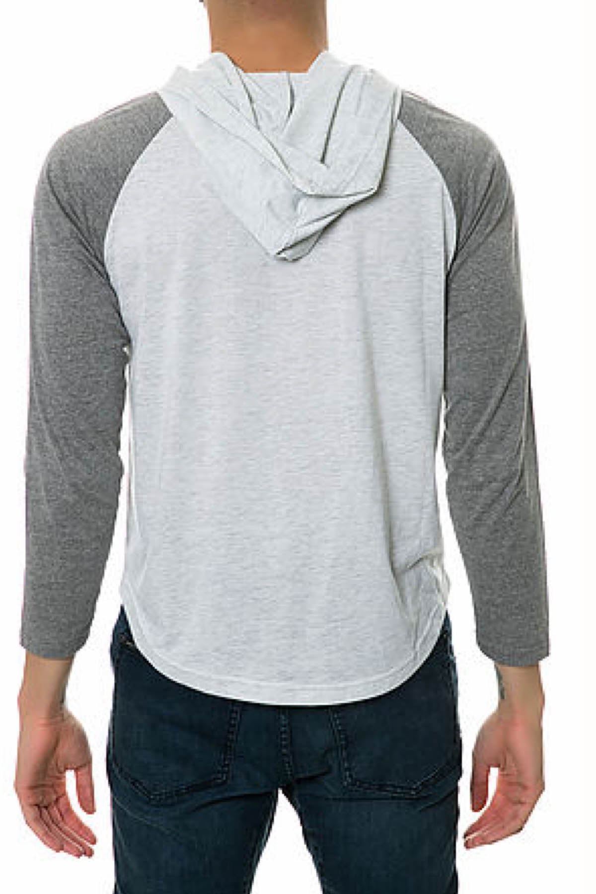 Filthy Etiquette Grey Henderson Henley Hoodie