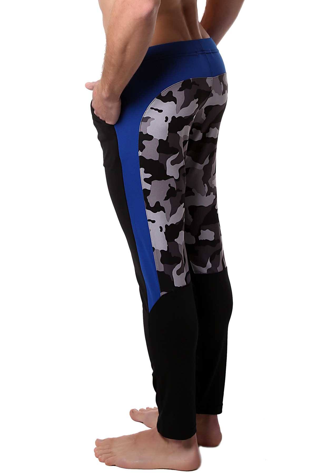 Freedom Reigns Black/Grey-Camo/Cyan Contrast Pant