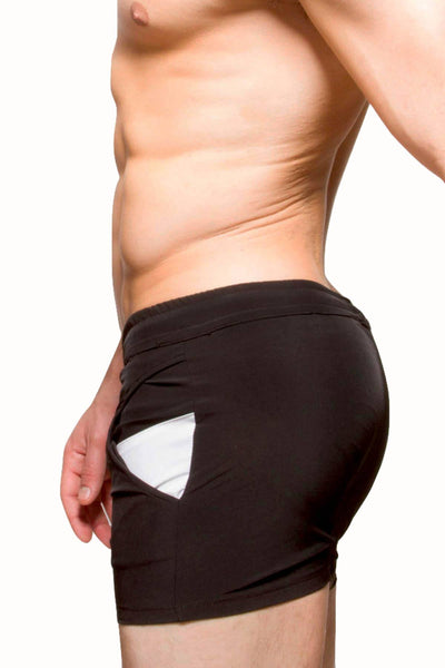 Freedom Reigns Black/White Wave Boardshort