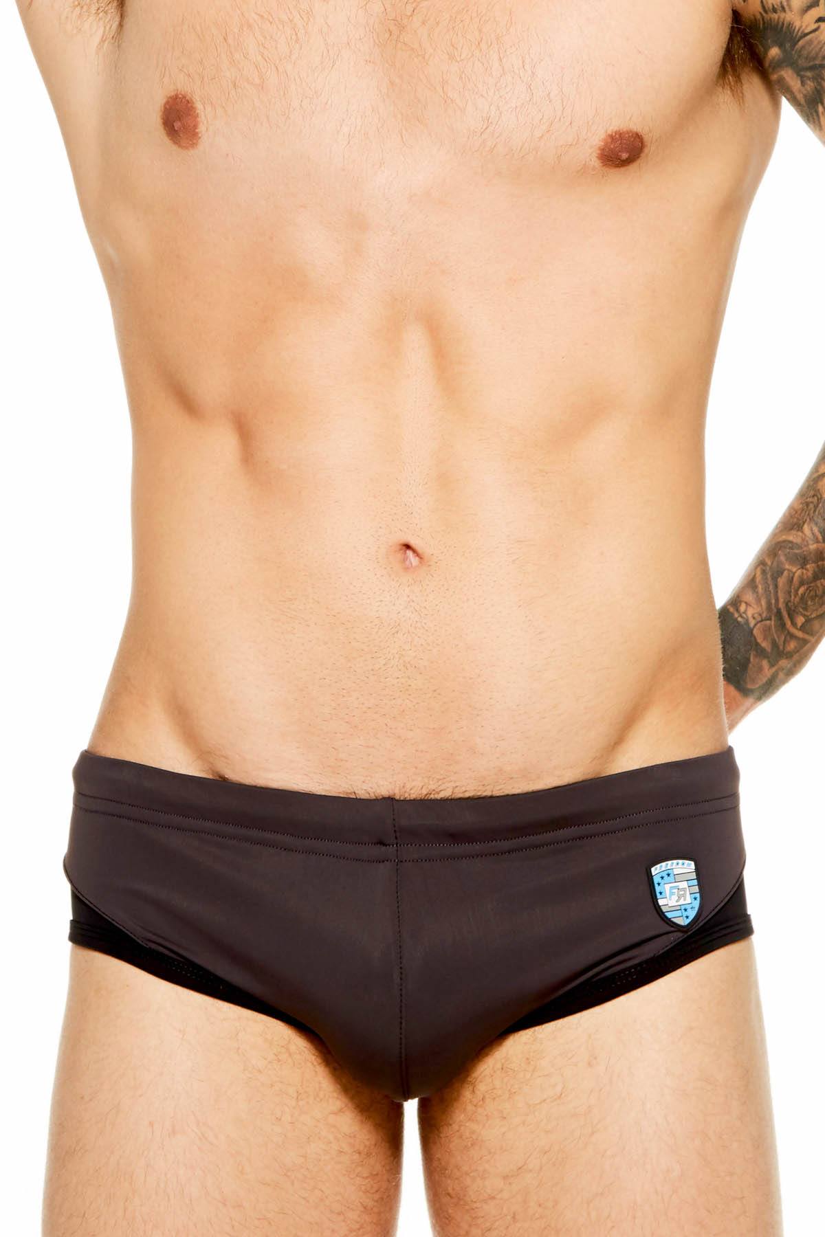 Freedom Reigns Charcoal & Black Swimwear