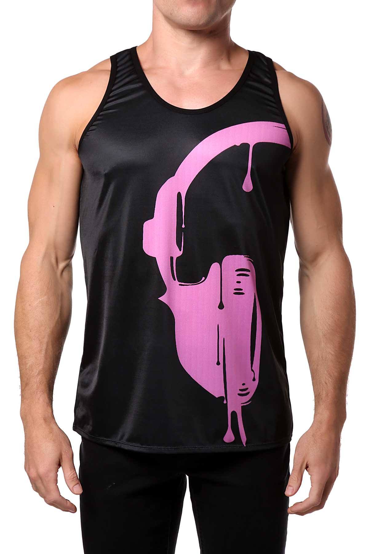 Gian Gianni Pink Beat Tank Top