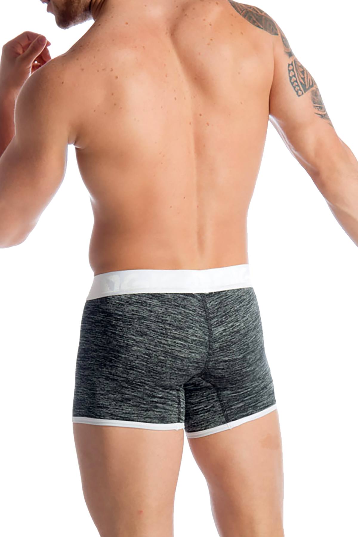 Gigo Black Racing Long Boxer Brief